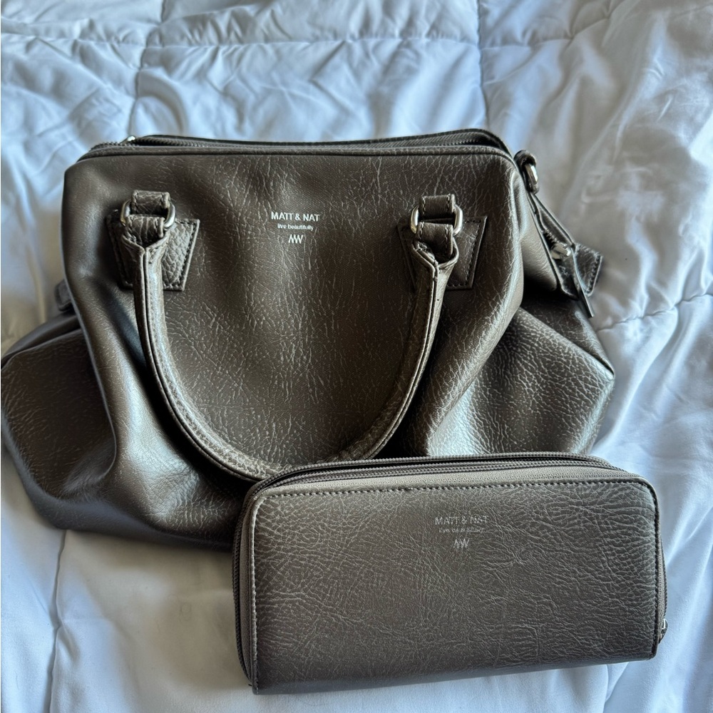 Matt & Nat Purse and Wallet Set